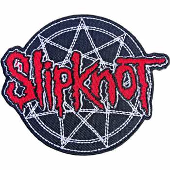 Merch Slipknot: Nášivka Red Logo Slipknot Over Nonogram