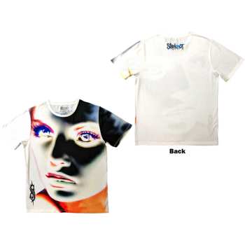 Merch Slipknot: Slipknot Unisex T-shirt: Adderall Face Inverted (back Print) (small) S