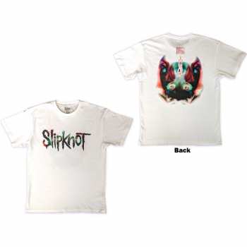 Merch Slipknot: Slipknot Unisex T-shirt: Adderall Faceback (back Print) (medium) M