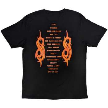 Merch Slipknot: Slipknot Unisex T-shirt: Live At Msg Orange (back Print) (large) L
