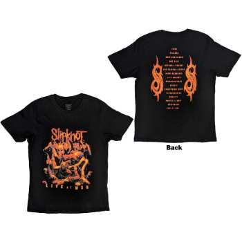 Merch Slipknot: Slipknot Unisex T-shirt: Live At Msg Orange (back Print) (small) S