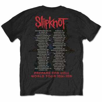 Merch Slipknot: Tričko Prepare For Hell 2014-2015 Tour  L