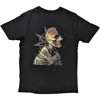 Merch Slipknot: Slipknot Unisex T-shirt: Skeleton & Pentagram (back Print) (medium) M