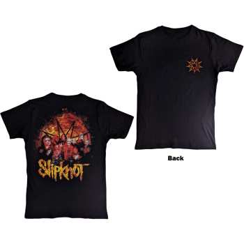Merch Slipknot: Slipknot Unisex T-shirt: The End So Far Flame Logo (back Print) (x-large) XL