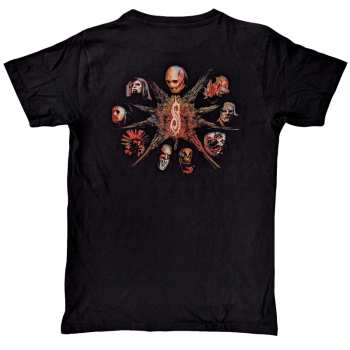 Merch Slipknot: Slipknot Unisex T-shirt: The End So Far Pentagram Heads (back Print) (medium) M