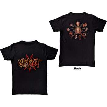 Merch Slipknot: Slipknot Unisex T-shirt: The End So Far Pentagram Heads (back Print) (xx-large) XXL