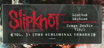 2LP Slipknot: Vol. 3: (The Subliminal Verses) CLR | LTD 479797