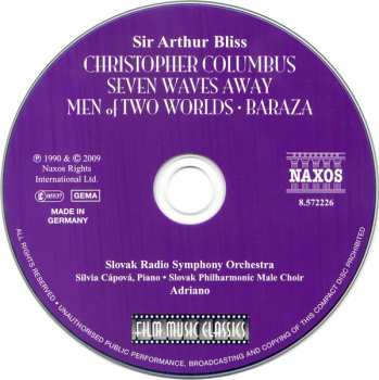 CD Slovak Radio Symphony Orchestra: Christopher Columbus / Seven Waves Away / Men Of Two Worlds / Baraza 122867
