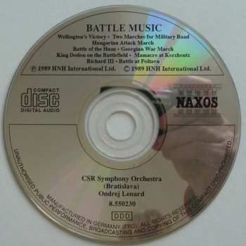 CD Slovak Radio Symphony Orchestra: Battle Music = Schlachtenmusik = Musique De Bataille 112281