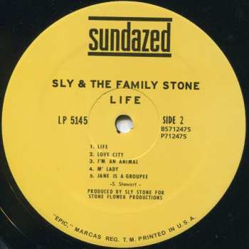 LP Sly & The Family Stone: Life 343235
