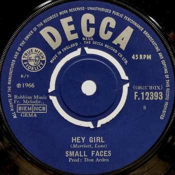 Album Small Faces: Hey Girl