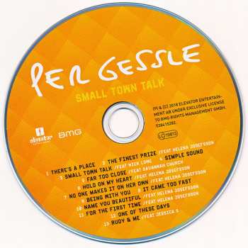 CD Per Gessle: Small Town Talk 33123
