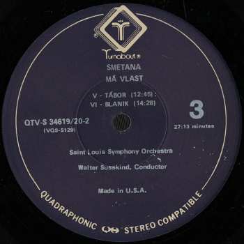 2LP Bedřich Smetana: Má Vlast (Complete Symphonic Cycle)· Overture & Dances From "The Bartered Bride"