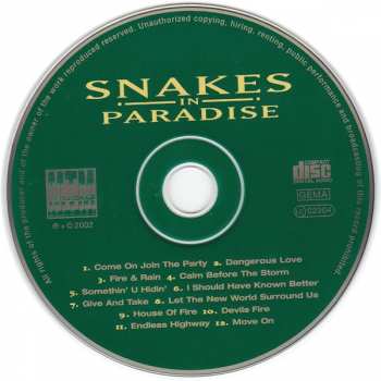 CD Snakes In Paradise: Dangerous Love 255327