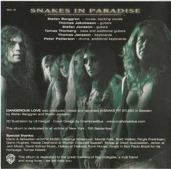 CD Snakes In Paradise: Dangerous Love 255327