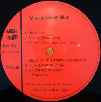 LP Society's Children: Mister Genie Man LTD 510670