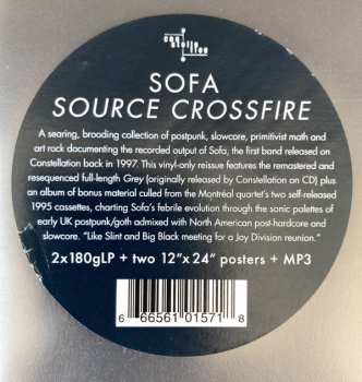 2LP Sofa: Source Crossfire 62992