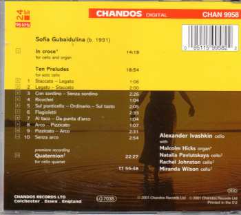 CD Sofia Gubaidulina: In Croce ∙ Quarternion* ∙ Ten Preludes 334116