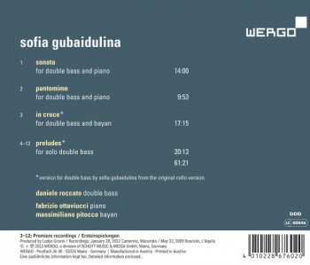 CD Sofia Gubaidulina: In Croce - Works For Double Bass 342314
