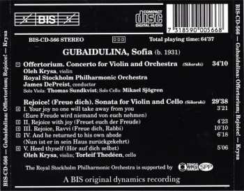 CD Sofia Gubaidulina: Offertorium • Freue Dich 344821