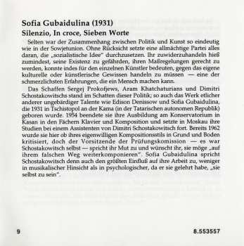 CD Sofia Gubaidulina: Seven Words • Silenzio • In Croce 121811