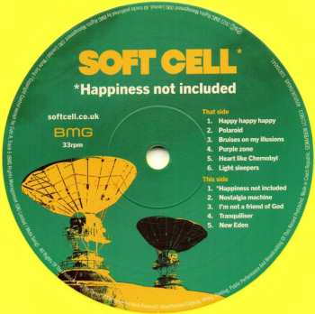 LP Soft Cell: *Happiness Not Included CLR 381790