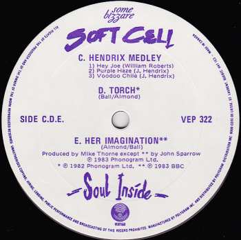 LP Soft Cell: Soul Inside