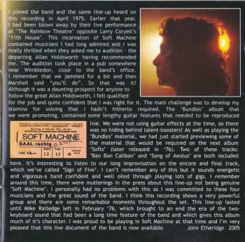 CD Soft Machine: British Tour '75 437852