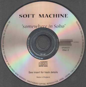 2CD Soft Machine: Somewhere In Soho 116401