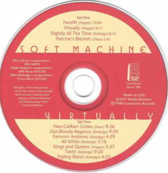 CD Soft Machine: Virtually 373289
