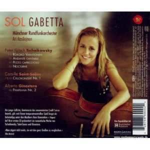 CD Sol Gabetta: Tchaikovsky Saint-Saëns Ginastera 113751