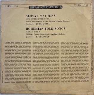EP Soloists And Orchestra Of The "Lucnica" Popular Ensemble: Slovak Maidens - Bohemian Folk Songs 426379