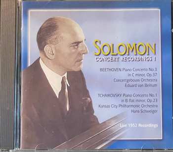 Album Solomon: Concert Recordings I