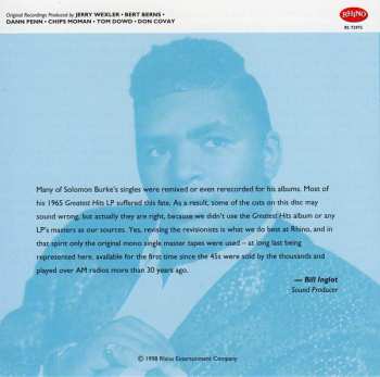 CD Solomon Burke: The Very Best Of Solomon Burke 465259