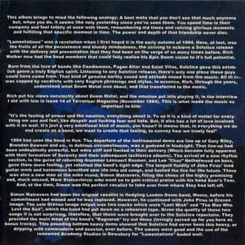 CD Solstice: Lamentations