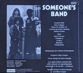CD Someones Band: Someone's Band DIGI 278988