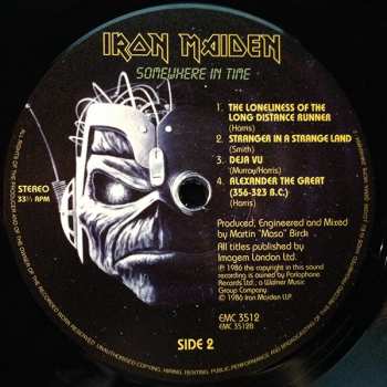 LP Iron Maiden: Somewhere In Time LTD 33478