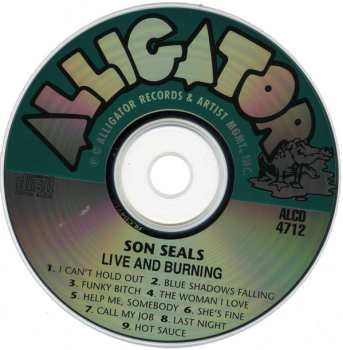 CD Son Seals: Live And Burning 463238