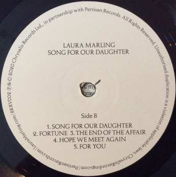 LP Laura Marling: Song For Our Daughter 33506