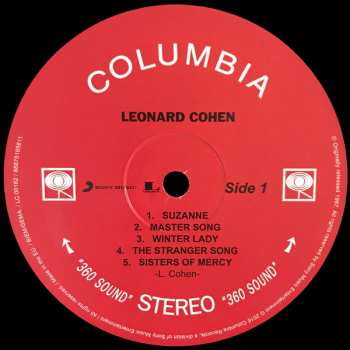 LP Leonard Cohen: Songs Of Leonard Cohen 33629