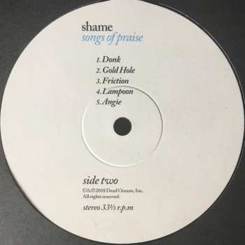 LP Shame: Songs Of Praise 33638