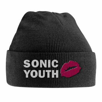 Merch Sonic Youth: Čepice Goo Logo Sonic Youth Vyšívaná