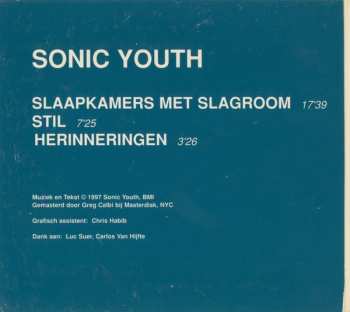 CD Sonic Youth: Slaapkamers Met Slagroom 520169