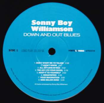 LP Sonny Boy Williamson: Down And Out Blues 76065