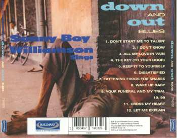 CD Sonny Boy Williamson: Down And Out Blues 449791