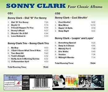 2CD Sonny Clark: Four Classic Albums 442478