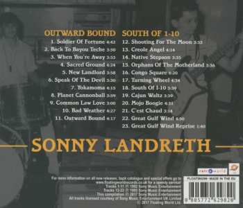 2CD Sonny Landreth: Outward Bound / South Of I-10 263274