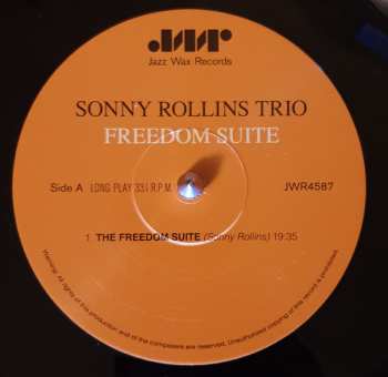 LP Sonny Rollins: Freedom Suite 75718