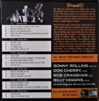 6CD/Box Set Sonny Rollins Quartet: Complete Live At The Village Gate 1962 LTD 450489