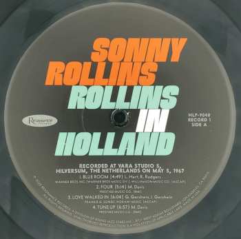 3LP Sonny Rollins: Rollins In Holland DLX | LTD | NUM 459344